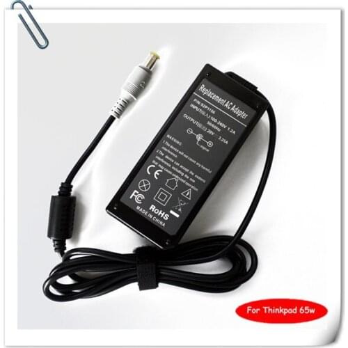 20V 65W AC Adapter Power Supply Cord For Lenovo IBM ThinkPad R60 R60e R60i R61 R61e R61i R61p X300s X301s carregador notebook