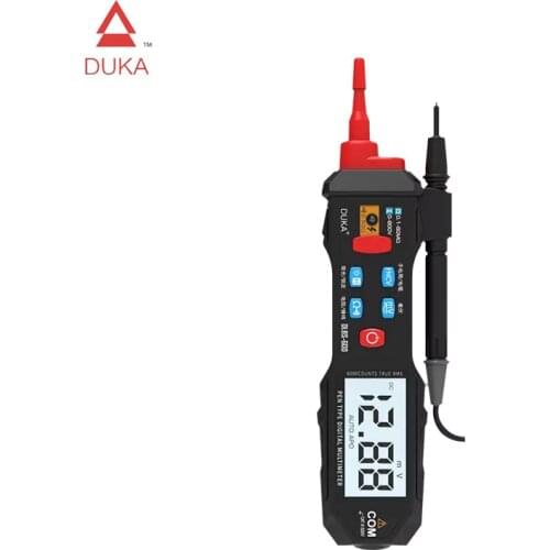 Youpin DUKA LCD Digital Multimeter Pen Esr Meter Testers Automotive Sound Light Alarm Detection Tester Meter High Precision