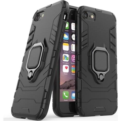 For iPhone SE 2020 Case For iPhone 12 Pro Max Mini 11 X XR XS Max 8 7 6S 6 Plus Cover Phone Shell Coque Capa Finger Ring PC Case