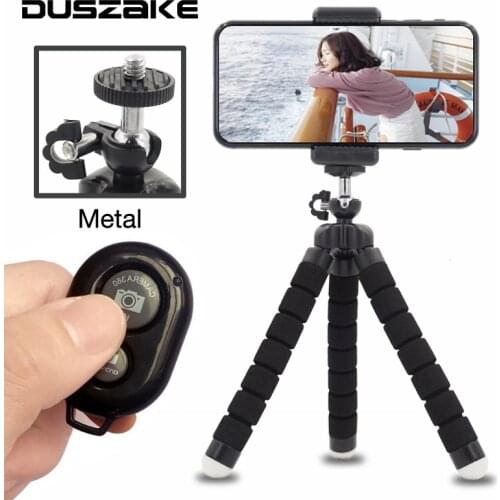 DUSZAKE Flexible Gorillapod Mini Tripod for Phone Camera Octopus Mini Tripods for Mobile Phone Tripod For iPhone Xiaomi Samsung