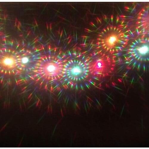 2pcs 15*15CM 3D Spirals/13500 Lines Fireworks Gratings Film Sheets,0.3mm Clear Diffraction Rainbow Rave Prism Filters Lenses
