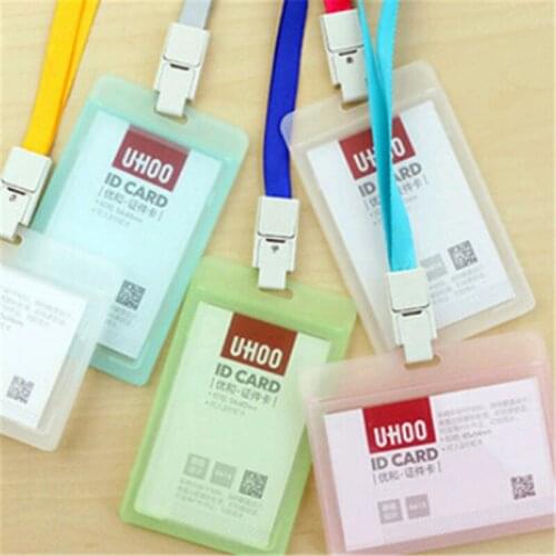 Low price ID Card Case holder For Employee with Lanyard