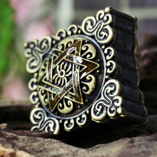 Silicone DIY handmade soap candle cake decorating David star retro european square mold