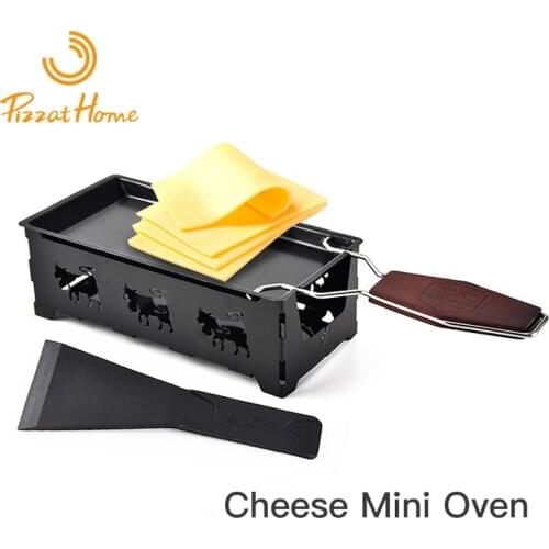 PizzAtHome Baking Pan Portable Cheese Mini Oven Non-Stick Cheeses Tray Butter Cheese Raclette Metal Grill Plate Baking Tools