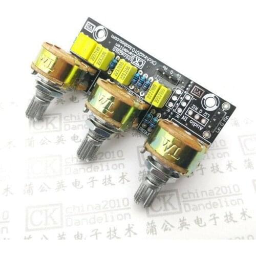 Amplifier Passive Tone Board Bass Treble Volume Control Pre-amplifier Pre-AMP DIY Kits HIFI enthusiast Potentiometer adjustment