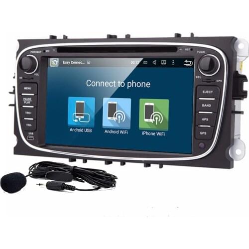 Android 9.0 Car DVD Player GPS Navigation for Ford Fusion Explorer F150 Edge Expedition Mustang with Radio BT USB Video Stereo