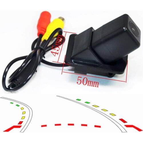 Dynamic Trajectory Tracks Car Rear View parking Camera For Benz W204 W212 W221 S Class Viano Vito 2010 2011 2012 S600 S550 S500