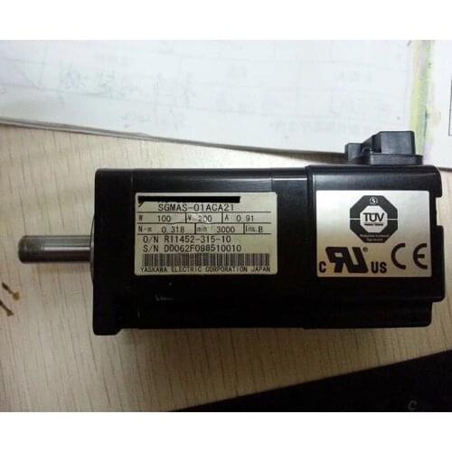 Used Tested Working SGMAS-01ACA21 AC SERVO MOTOR Spot