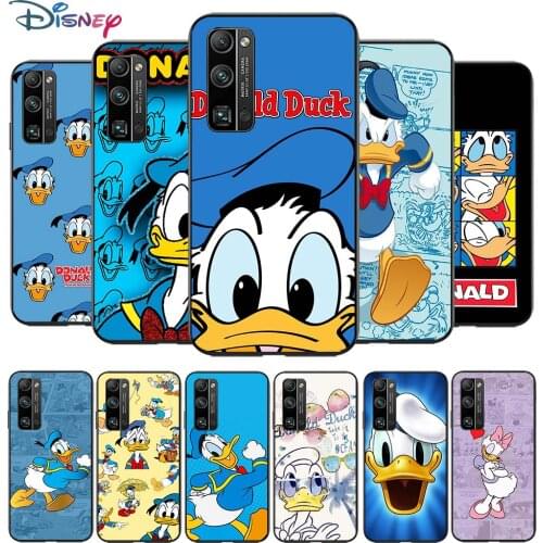 Donald Duck for Huawei Honor V30 20 Pro X10 9S 9A 9C 9X 8X 10 9 Lite 8 7 Pro Silicone Soft Black Phone Case
