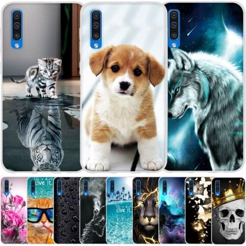 Case Cover For Samsung Galaxy A50 A505F Coque Soft TPU Silicone Back Fundas For Samsung Galaxy A50 A505FN Cover Bumper Case