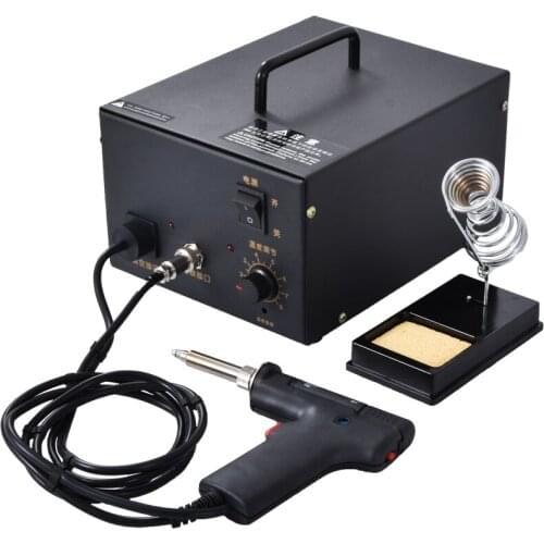 F474A Desoldering Pump Thermostat Electric Suction Tin Gun Suction Tin Pump Automatic Removal of Tin 220V 120W 0.08mpa(600mm/hg)