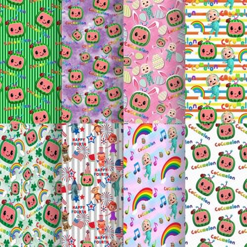 20*33cm Watermelon Lychee Faux Synthetic Leather Fabric For Bow-knot Bags Wallet Earring Phone Case Scrapbook DIY,1Yc17531