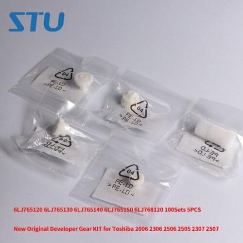 6LJ765120 6LJ765130 6LJ765140 6LJ765150 6LJ768120 100Sets 5PCS New Original Developer Gear KIT for Toshiba 2006 2306 2506 2505