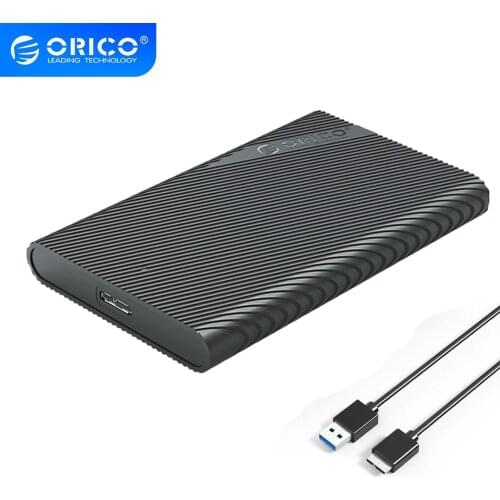 ORICO 2521U3 2.5 Inch SATA to USB 3.0 HDD SSD Case 2 4 TB Hard Disk Drive Box External HDD Enclosure For Samsung Seagate SSD