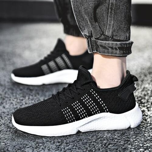 Men Casual Sneakers Breathable Mesh Casual Shoes 2021 New Fashion Comfortable Male Outdoor Walking Footwear Sneakers Men Shoes