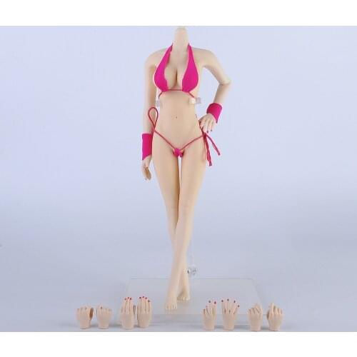 JIAOU DOLL 1/6 Scale Pale Skin Europe Girl Female Women Big Bust Seamless Body Doll 12" Action Figures Toys