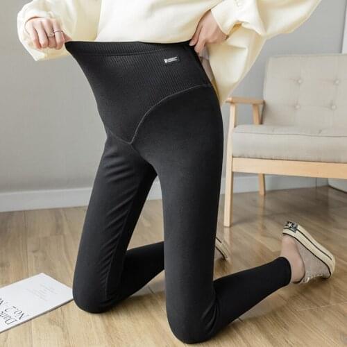 Pregnant womens leggings autumn style high waist belly lift adjustable maternity pants slim slimming fashion spring style