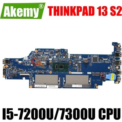 For Lenovo ThinkPad 13 S2 Laptop motherboard DA0PS8MB8G0 With CPU I5-7200U/7300U DDR4 Integrated motherboard 100% Fully Tested