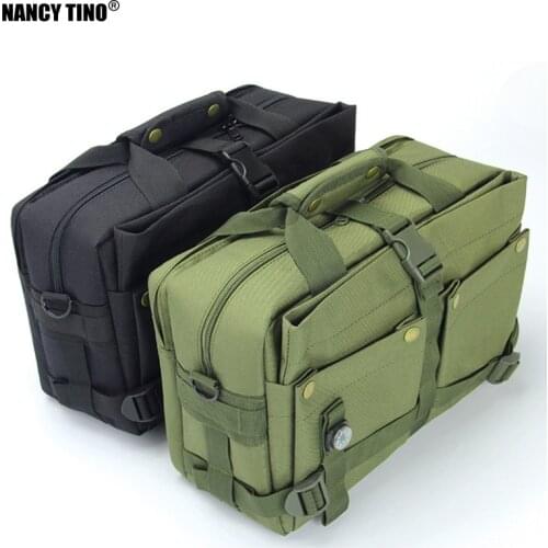 NANCY TINO Mens Army Shoulder Bags Military Handbag Tactical Bag Camouflage for Fishing Camping Hiking Travel Outdoor Sports