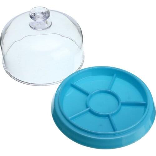 Plastic 6 Slots Watch Dust Sheet Cover With Tray Watch Movement Repair Tool Jewelry Tools Spare Protector Watchmaker Repair Tool