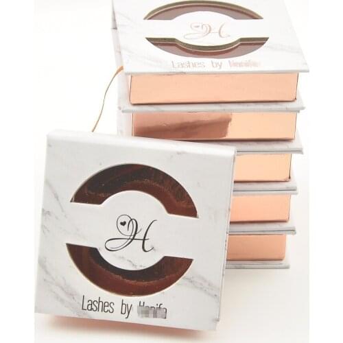 Custom lash boxes packaging eyelash box personalize logo private label free faux 3d mink lashes full strip square magnetic case