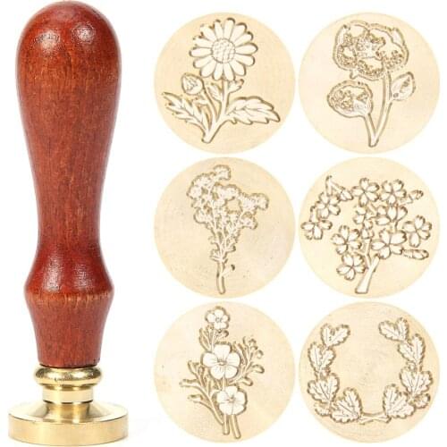 Retro Sealing Wax Seal Stamp Classic DIY Retro Metal Card making Wax Seal Stamp Handcrafts Wedding Invitations Craft Gift