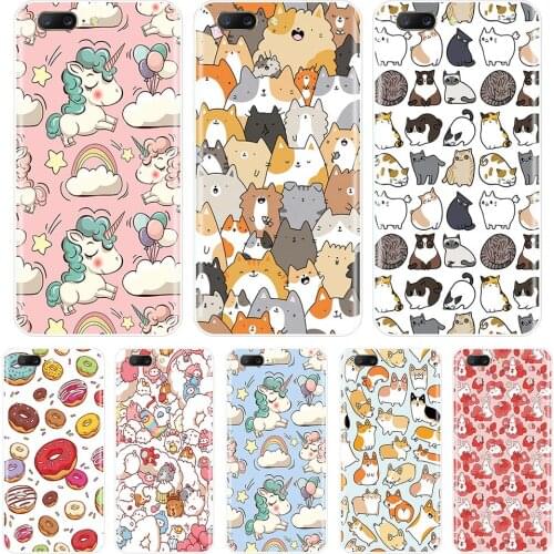 For OnePlus 3 3T 5 5T 6 6T Case Silicone Cute Unicorn Painted Soft TPU Back Cover For One Plus 6 6T 5 5T 3 3T Phone Cases