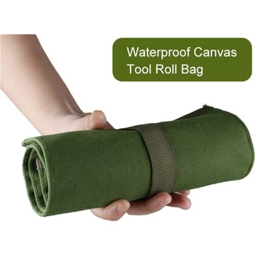 Foldable Gardening Tool Storage Bag Multi-Purpose Tool Roll Bonsai Storage Package Roll Bag Garden Repair Tool Storage Bags