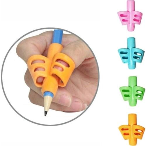13Pcs/set Pen Holder Childrens Stationery Soft Rubber Writing Corrector Correction Pen Cover