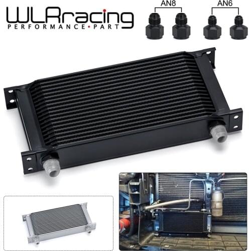 WLR RACING - 19 ROW AN-10AN UNIVERSAL ENGINE TRANSMISSION OIL COOLER WLR7019