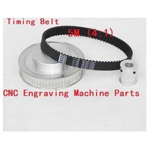 CNC Engraving Machine Parts Synchronous belt deceleration suite 5M (4:1)