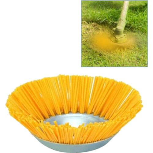 8 inch Steel Grass Trimmer Head Nylon Wire Brush Sharp Lawns Tools Access