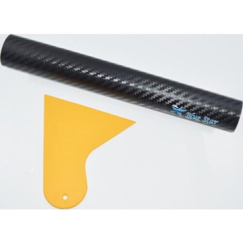 Car styling 30cmx300cm 3D Carbon Fiber Vinyl Car Wrap Roll Film Waterproof Car Stickers +Scraper Tools