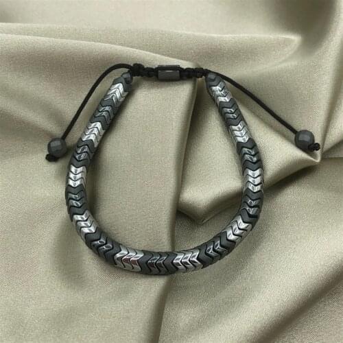 Snake Pattern Natural Stone Bracelet