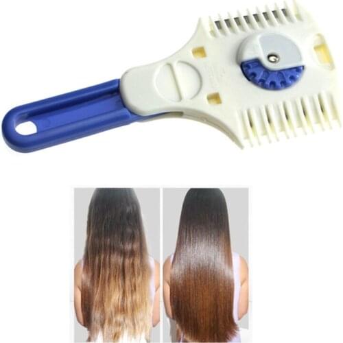 Double Side Hair Razor Comb Adjustable Thinning Comb Haircut Scissors Razor Plastic Hair Comb Cutter Trimmer for Men Boys C1FF