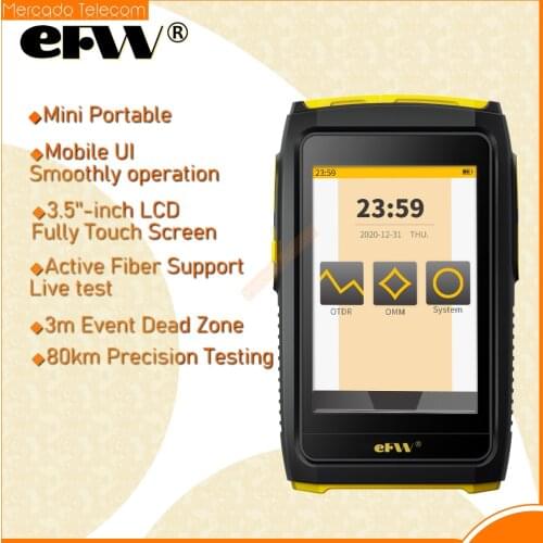 Mini AUA-28 Updated AUA28U/28A OTDR Handheld 60km Optical Fiber Ranger Cable Obstacle Detector 1550nm Fiber Breakpoint Tester