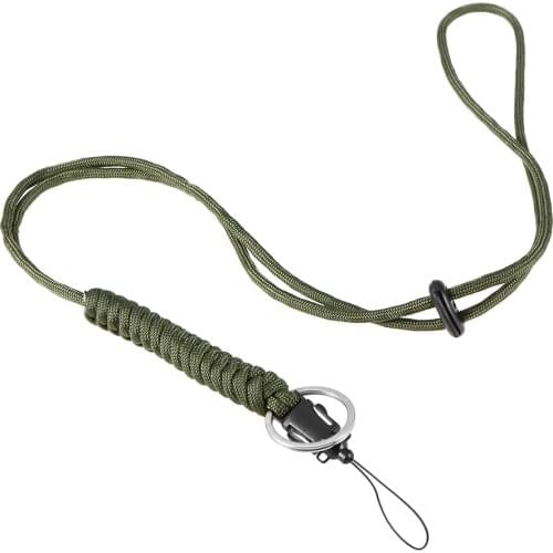 Multifunction Paracord Parachute Cord Outdoor Lanyard Guy Rope 7 Strand Camping Awning Tent Rope Phone Card Camera String Sling