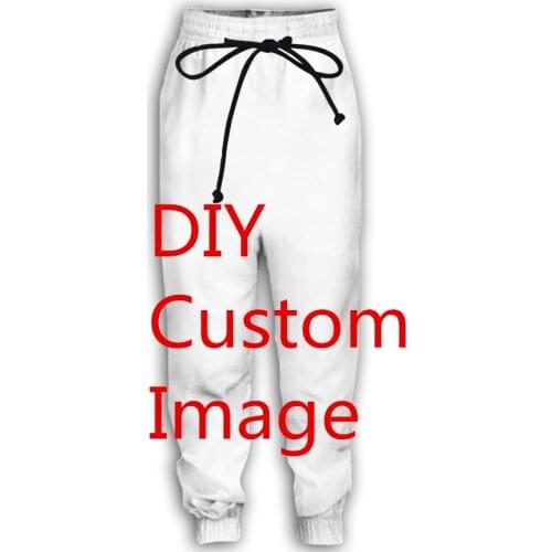 PLstar 3dPrint Accept Dear customer Design Cartoon Anime Photo Star Singer Pattern DIY Trousers Pants Man and Woman