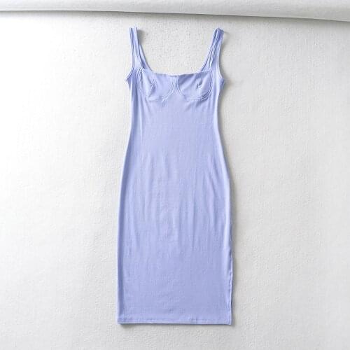 Sexy Strap Sleeveless Mini Bodycon Dresses DLQZ272