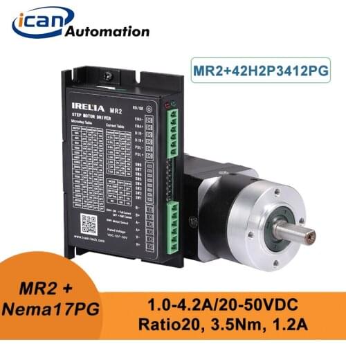 ICAN Stepper Motor Gear Nema17 Ratio20 3.5Nm Planetari Stepper Motor