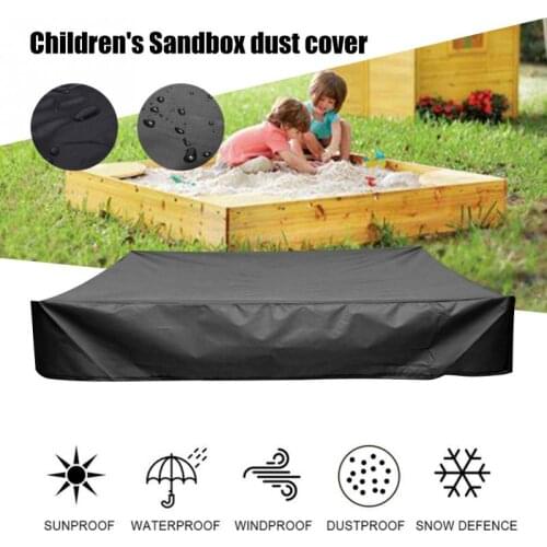 With Drawstring Dustproof Waterproof Bunker Outdoor Garden Oxford Cloth Shelter Canopy Children Toy Sandpit Pool Sandbox Cover