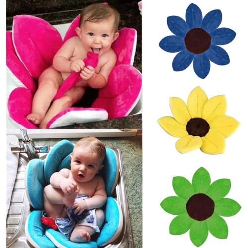 Cartoon Newborn Bathtub Folding Blooming Flower Bathroom Bath Tub For Child Flowering Sink Bathtub For Infant Shower Baby Care
