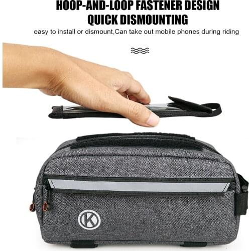 New Bicycle Storage Bag Large Capacity Triangle Portable Bike Pouch for Outdoor Cycling Bag Bike Waterproof Storage Saddle Bag