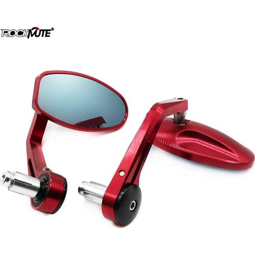 Universal Motorcycle Handlebar End Mirrors For SUZUKI B-KING GSX-S 1000/F/Z 750 GSR600 GSR750 GSX-R 650 750 1000 HAYABUSA SV650S