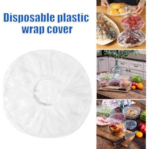 100pcs Food Fresh Keeping Bags Universal Elastic Food Storage Covers Stretch Wrap Bowl Cover Kitchen Accessories