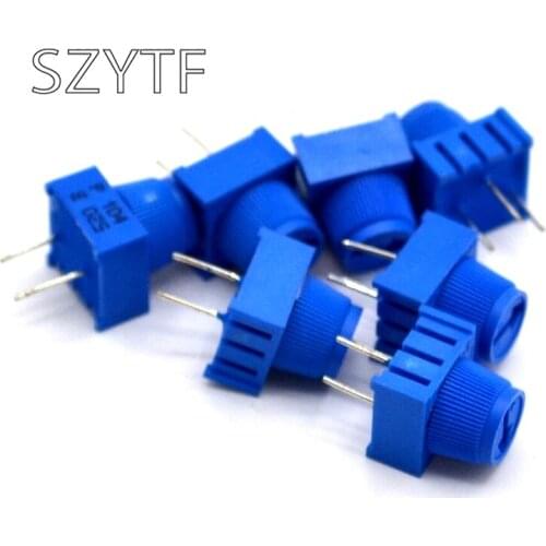 3386P-1-203 20K 0.5W, 1/2W PC Pins Through Hole Trimmer Potentiometer Cermet 1 Turn Top Adjustment 5PCS/LOT