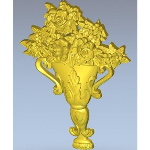 3d model relief for cnc in STL file format Flower_1
