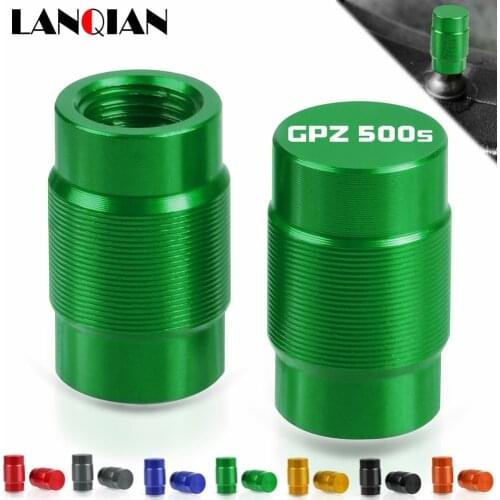 For Kawasaki GPZ500S Motorcycle Aluminum Wheel Tire Valve Stem Caps GPZ500S 1990-2009 2003 2004 2005 2006 2007 2008 Accessories