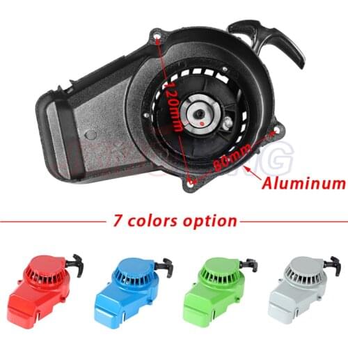 Recoil Aluminum Pull Start Starter Pullstart Pullstarter 49CC Brush Cutter Strimmer Lawnmower Mini Moto Dirtbike Quad Air Cooled