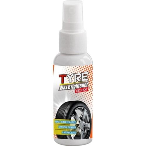 Tyre Gloss Spray Tire Glazing Keep Tire Black Rubber Protective Auto Tires Coating Agent Kit Coating Agent Wax Dropship